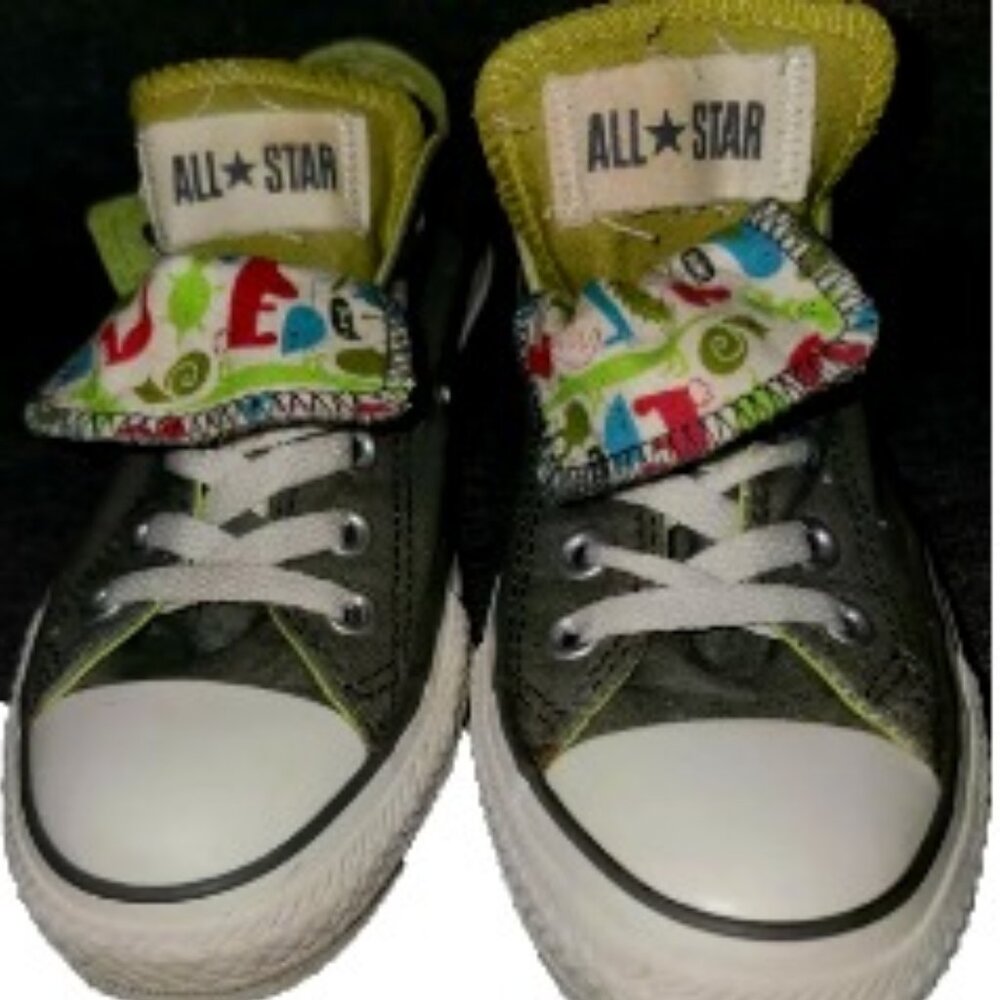 EUC CTAS Converse OX Low Double Tongue KICKS (9M/11W) 508562F